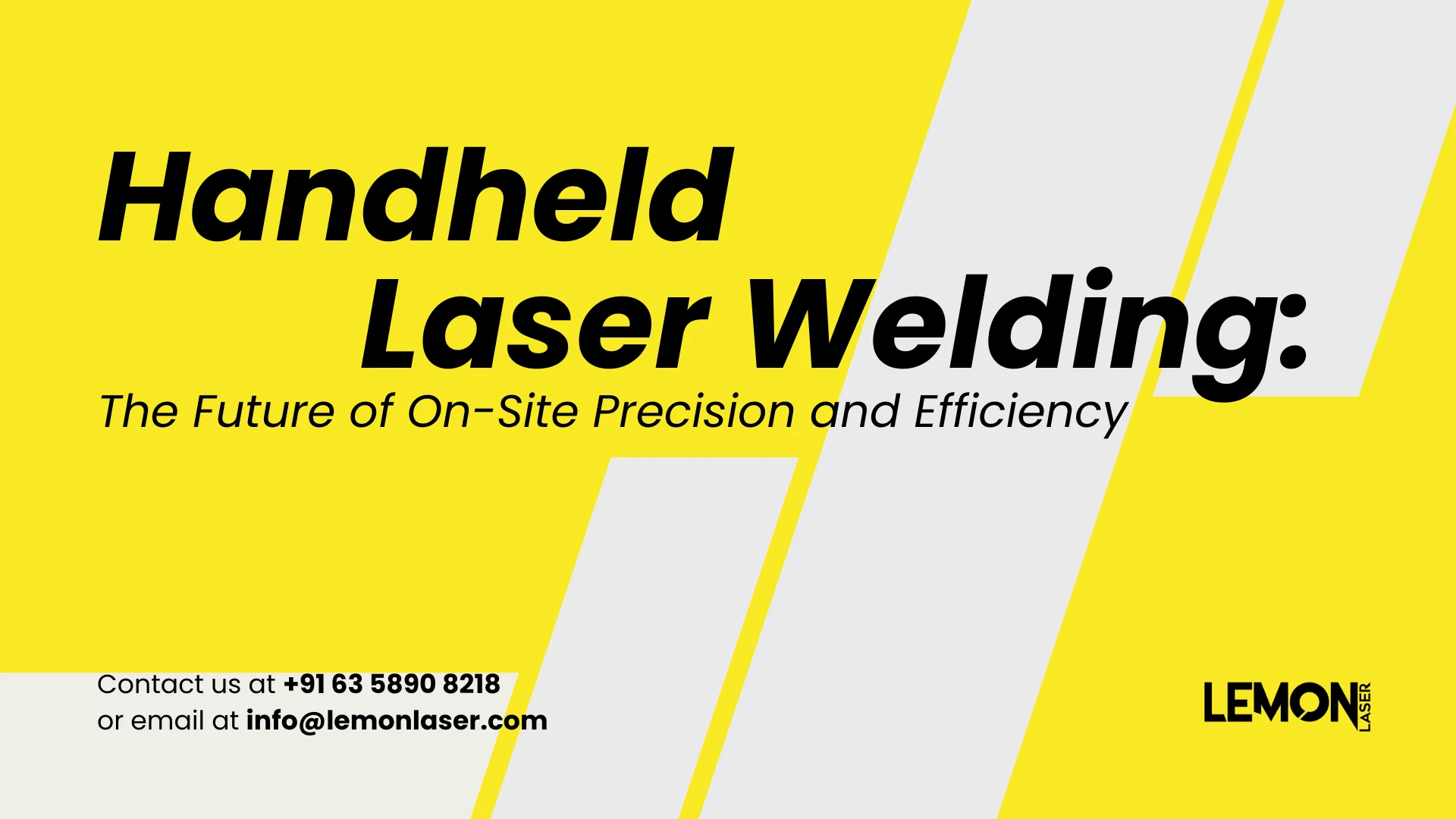 Handheld Laser Welding The Future of On-Site Precision and Efficiency